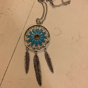 Dream catcher necklace